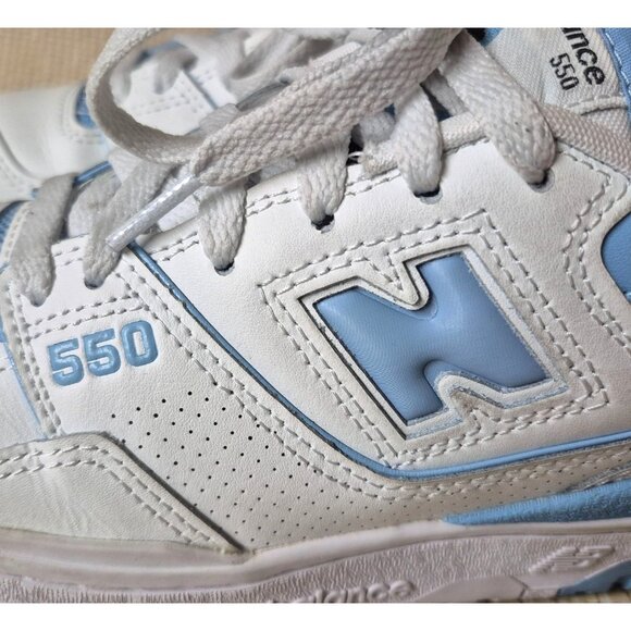 NEW New Balance 550 White University Blue Men's 6 Tennis Shoes Sneakers CLEAN - Picture 5 of 12